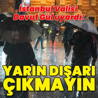 İstanbul'u sağanak vurdu