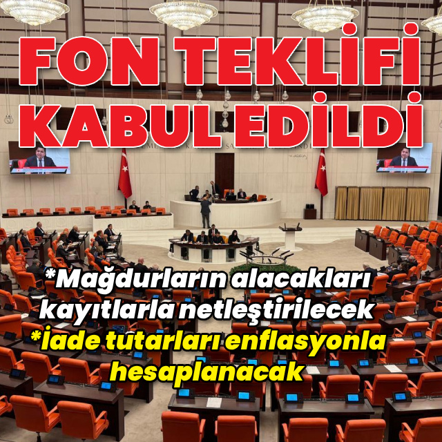 Fon teklifinde iki kritik değişiklik