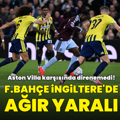 Fenerbahçe İngiltere'de ağır yaralı!