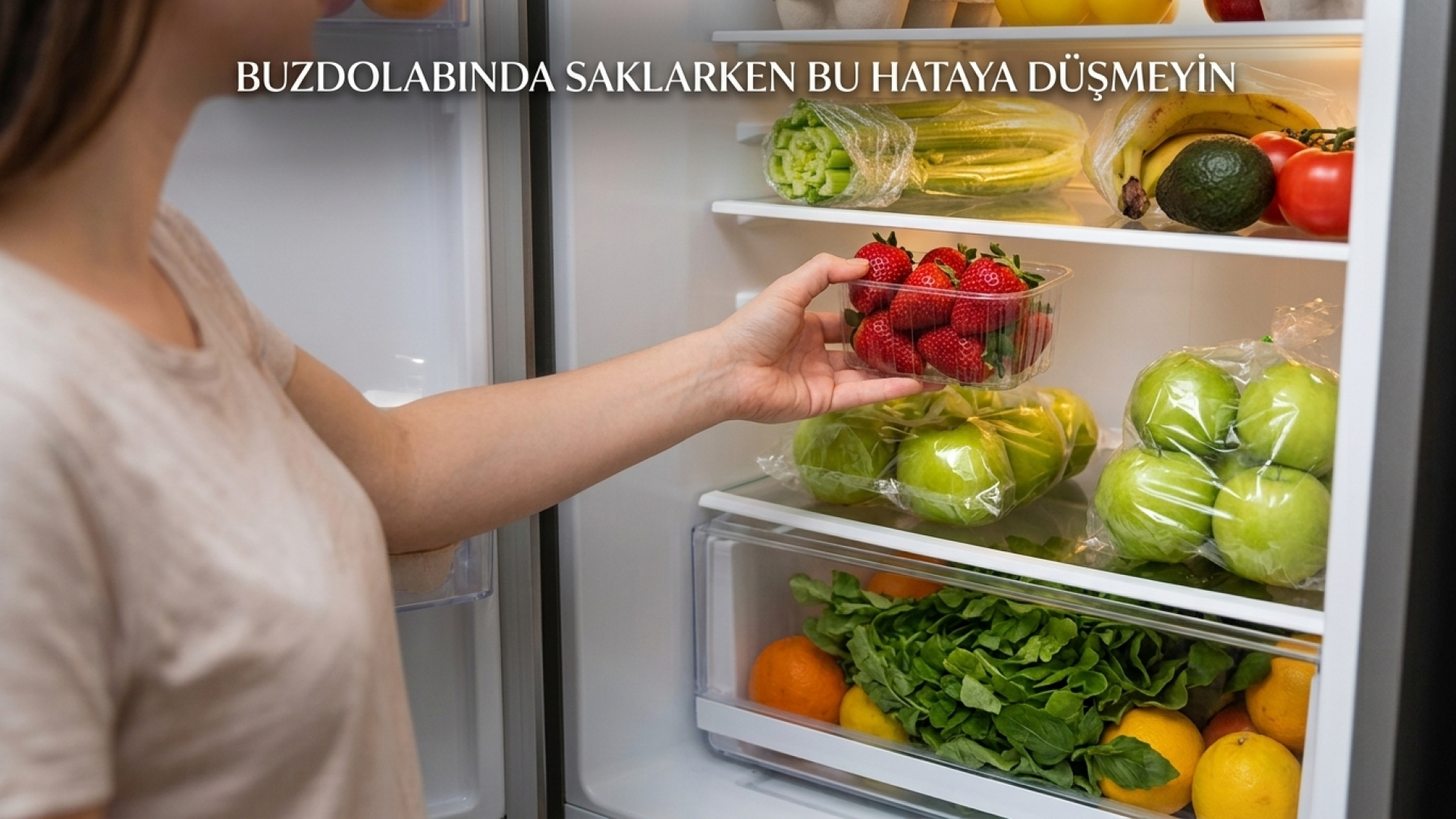 Buzdolabında saklarken bu hataya düşmeyin!