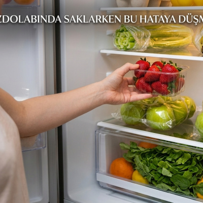 Buzdolabında saklarken bu hataya düşmeyin!