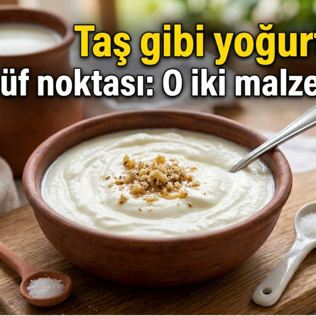 Taş gibi yoğurt yapmanın püf noktası