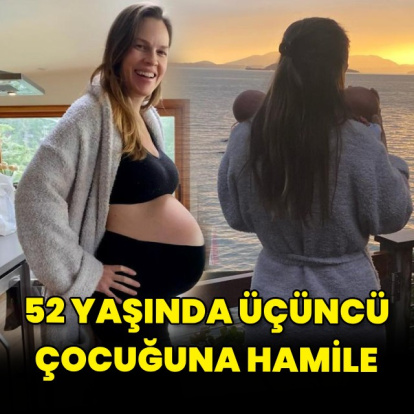 52 yaşında üçüncü çocuğuna hamile