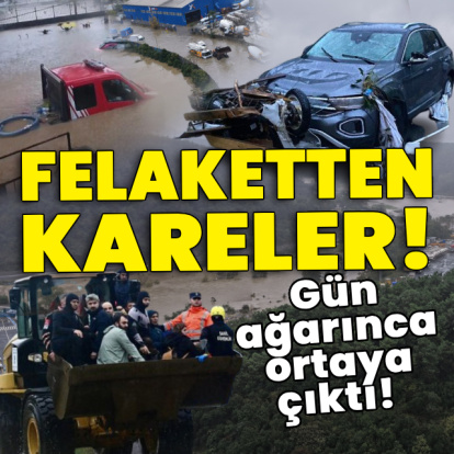 Gün ağarınca ortaya çıktı! İstanbul'da felaketin fotoğrafları!