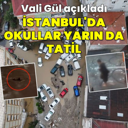 İstanbul afeti yaşadı... Metrekareye 242 kg yağış! Can kayıplarımız var
