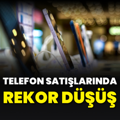 Telefon satışlarında rekor düşüş