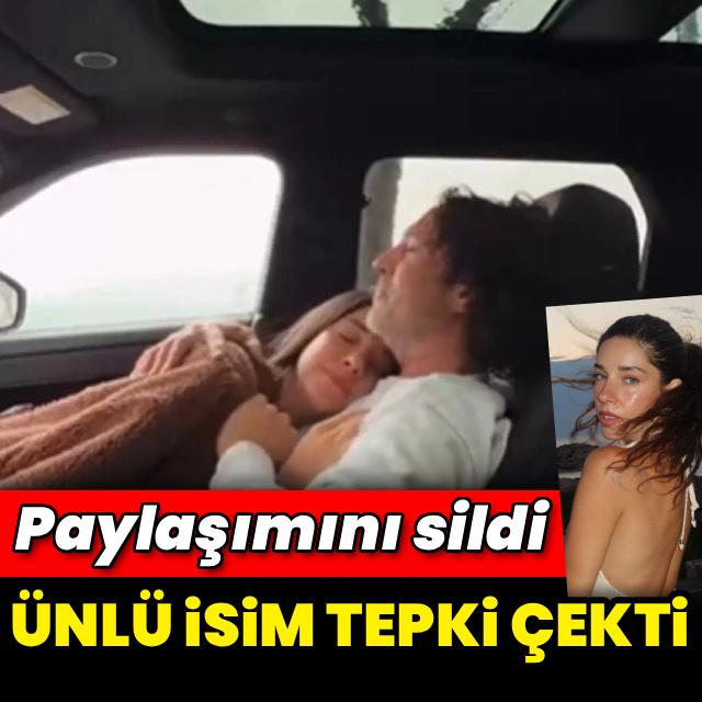 Tepkiler sonrası o videoyu sildi