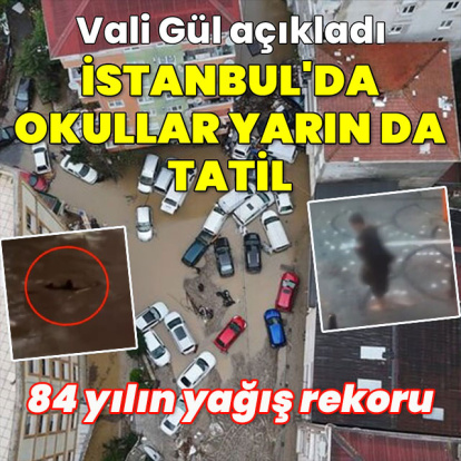 İstanbul afeti yaşadı... Metrekareye 242 kg yağış! Can kayıplarımız var
