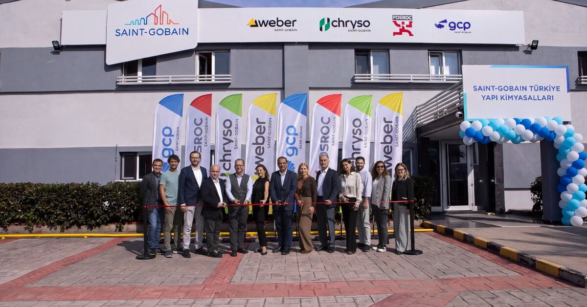 Saint-Gobain Yapı Kimyasalları Tuzla'da 12. fabrikasını hizmete açtı