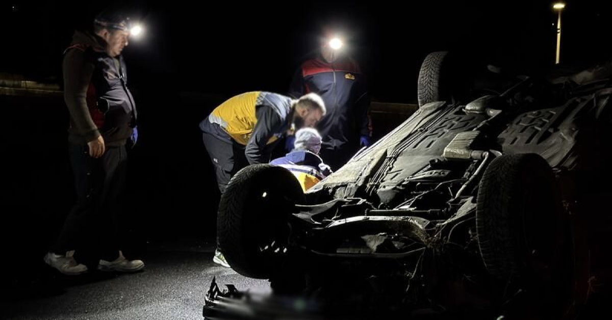 80-year-old driver dies after car overturns in Nevşehir