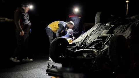 Nevşehir'de otomobil devrildi, sürücü öldü