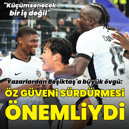"Öz güveni sürdürmesi önemliydi"