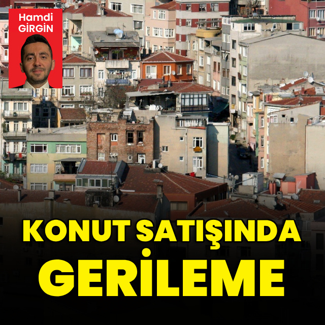 Konut satışında düşüş