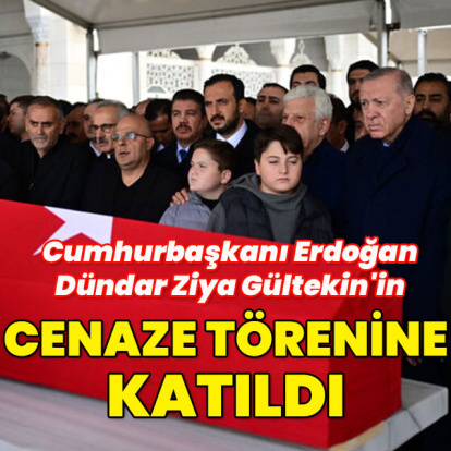 Cumhurbaşkanı Erdoğan'dan, Gültekin'e veda