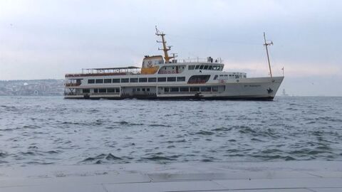 İstanbul'da vapur seferleri iptal edildi