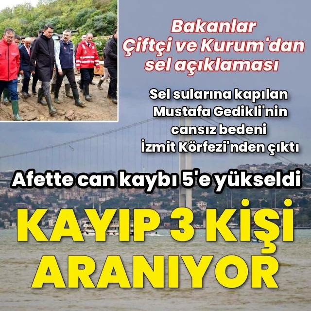 Afette can kaybı 5'e çıktı! İstanbul'da 3 kayıp aranıyor