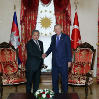 Cumhurbaşkanı Erdoğan, Kamboçya Başbakanı ile görüştü