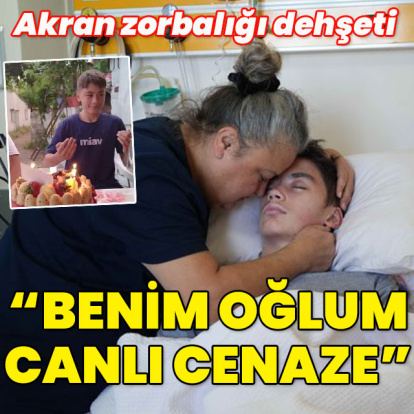 Akran zorbalığı bitmiyor! "Benim oğlum canlı cenaze"