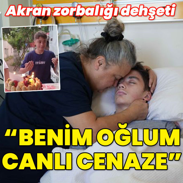 Akran zorbalığı bitmiyor! "Benim oğlum canlı cenaze"