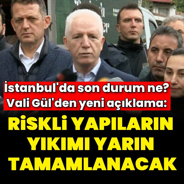 Vali Gül'den Ayazağa'da önemli açıklamalar