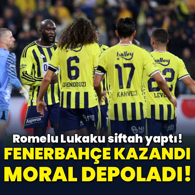 Fenerbahçe kazandı moral depoladı!