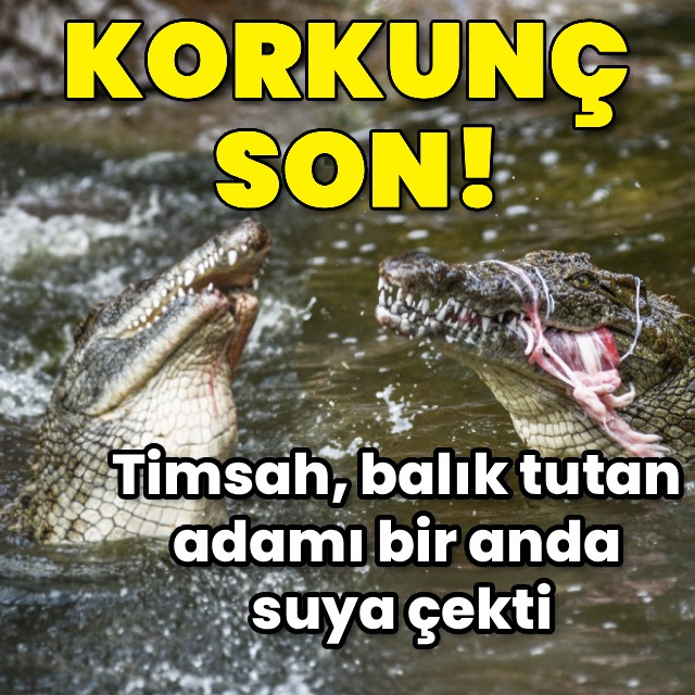 Balık tutarken timsah saldırısında öldü