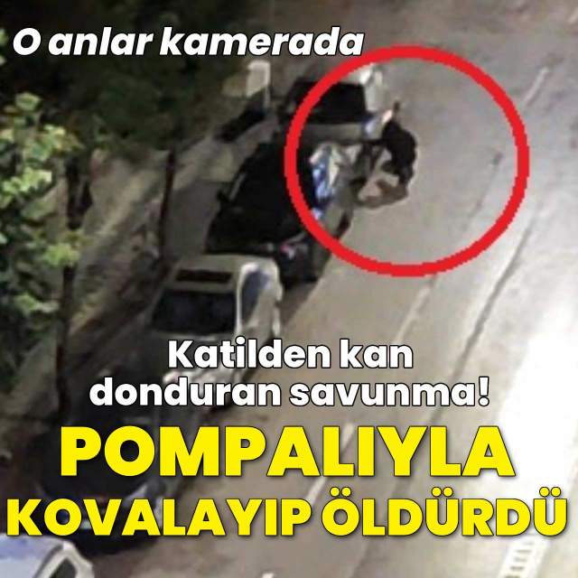 Tartıştığı Muratcan'ı pompalıyla kovaladı, öldürdü!