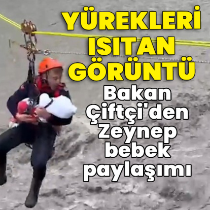 Yürekleri ısıtan görüntü! Bakan Çiftçi'den Zeynep bebek paylaşımı