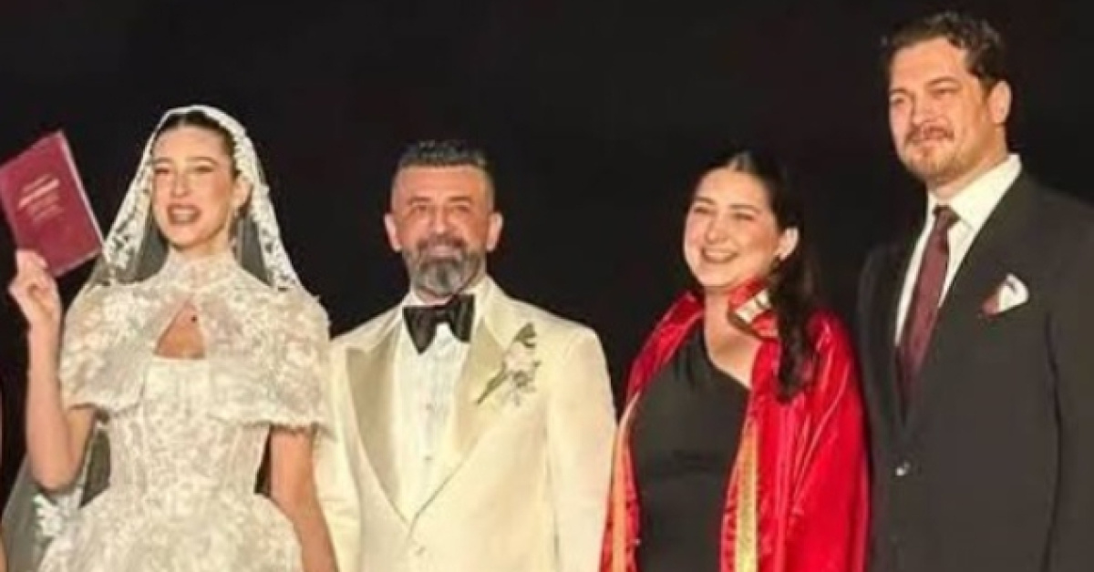 Itır Esen ile Engin Aykanat'ın İstanbul'daki düğününe ünlüler akın etti