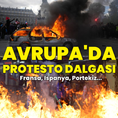 Avrupa'da protesto dalgası