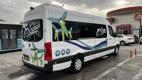 Kayseri'de ilçe ulaşımında yeşil dönüşüm