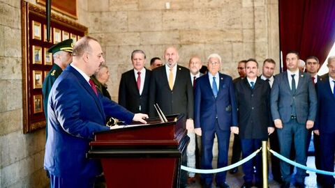 Muhtarlar Günü dolayısıyla Anıtkabir ziyareti