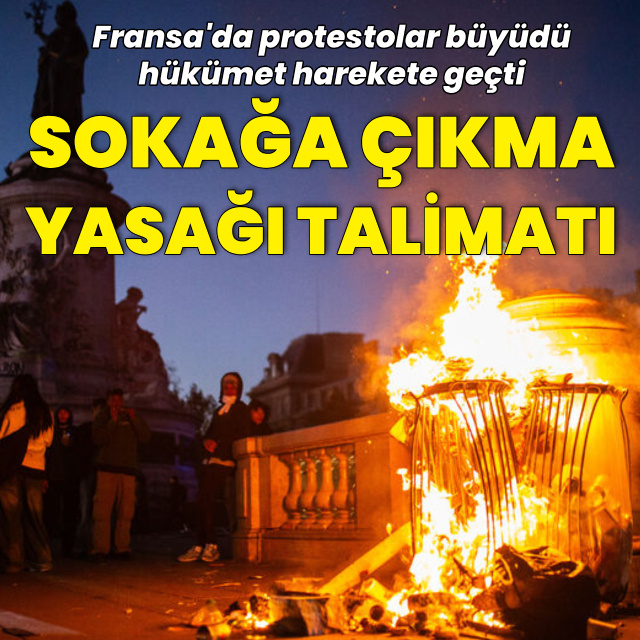 Fransa'da hükümetten sokağa çıkma yasağı talimatı