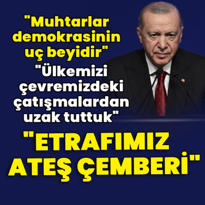 Cumhurbaşkanı Erdoğan'dan açıklamalar