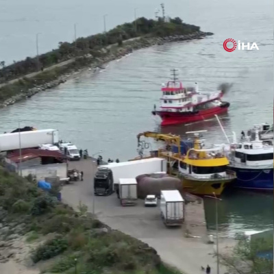 Denizde facia! Teknenin makarası koptu!