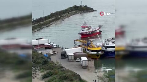 Neler oluyor? Denizde facia! Teknenin makarası koptu!