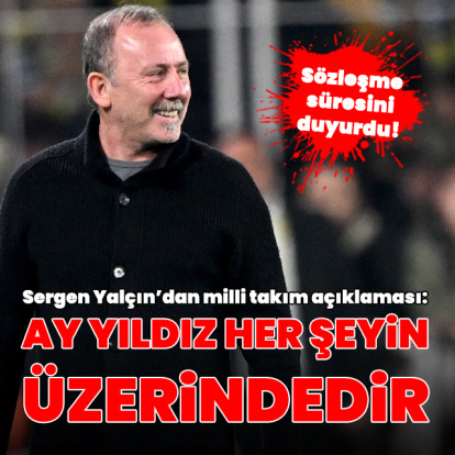 Sergen Yalçın'dan milli takım açıklaması!