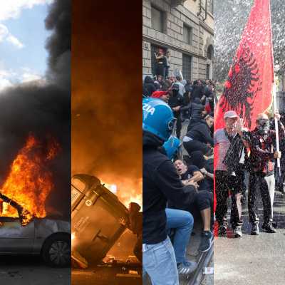 Fransa, İspanya, Arnavutluk... Avrupa'yı saran protesto hareketi