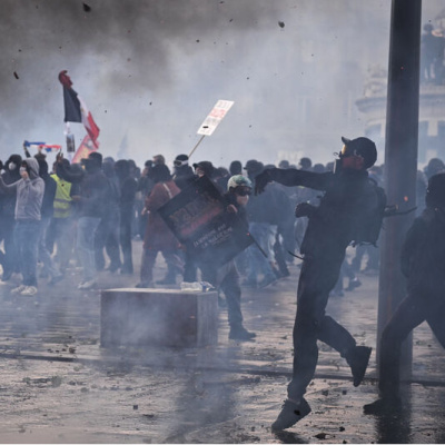 Fransa'daki eylemlerde 149 kişi tutuklandı