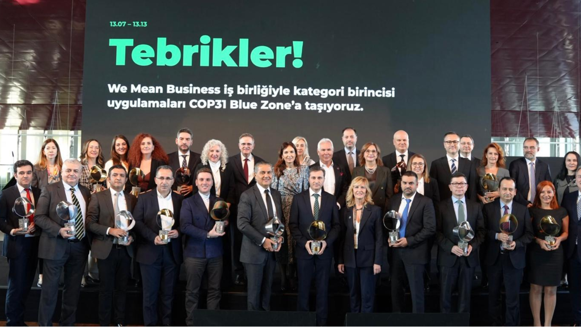 'COP31 Sürdürülebilir Dönüşüm Ödülleri' sahiplerini buldu