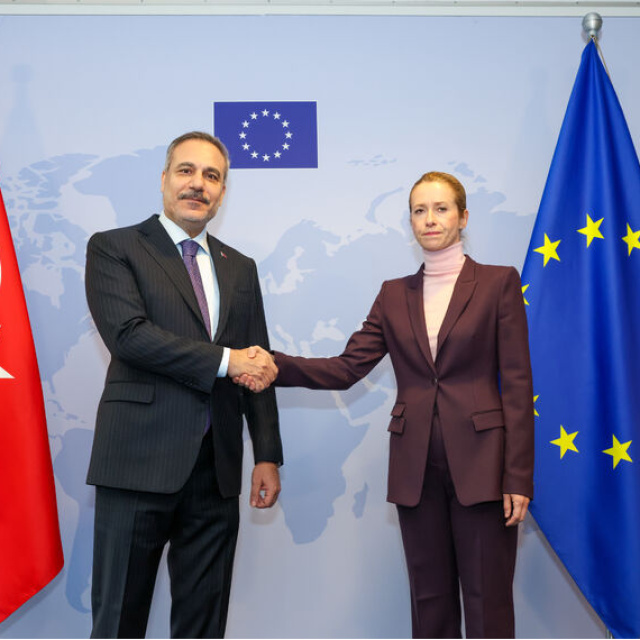 Bakan Fidan AB Yüksek Temsilcisi ile görüştü