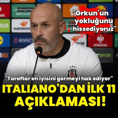 Italiano'dan C. Palace maçı için ilk 11 açıklaması!