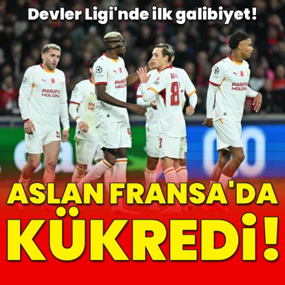Aslan Fransa'da kükredi!