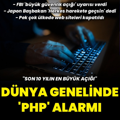 Dünya genelinde PHP alarmı