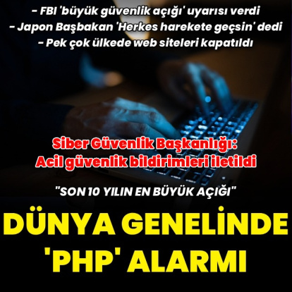 Dünya genelinde PHP alarmı