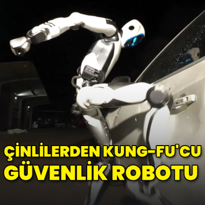 Çinlilerden Kung-Fu'cu güvenlik robotu