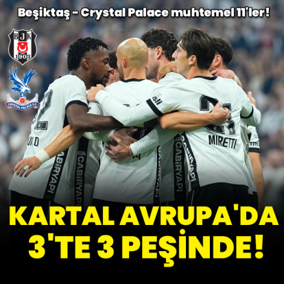 Beşiktaş'ta hedef Avrupa'da 3'te 3!