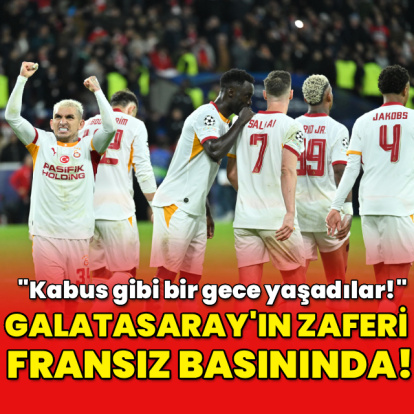 Galatasaray'ın Lille zaferi Fransız basınında!