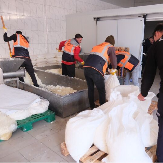 Konya'da 9 ton peynire el konuldu