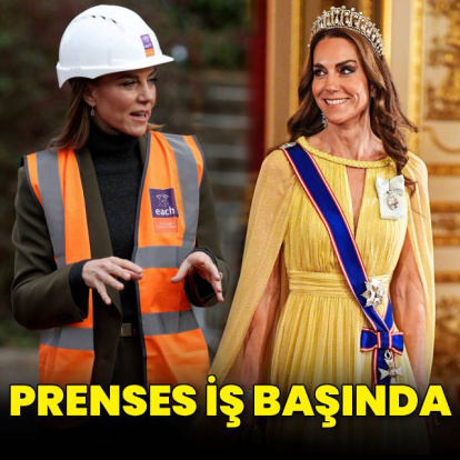 Prenses iş başında!